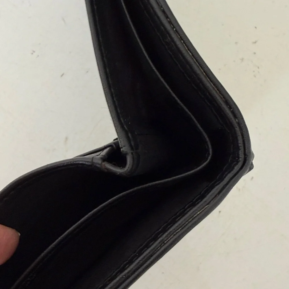 Hurley Bi-Fold Black and White Graphic Faux Leather Wallet